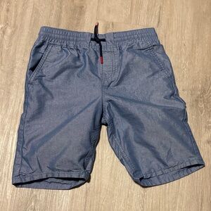 Levi's Kids Denim Print Blue Shorts